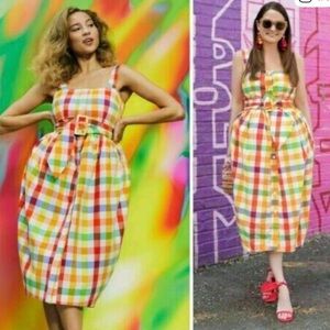 Christopher John Rogers Plaid dress